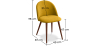 Buy Dining Chair Bennett Scandinavian Design Premium - Dark legs Yellow 58982 at MyFaktory