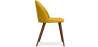 Buy Dining Chair Evelyne Scandinavian Design Premium - Dark legs Yellow 58982 in the United Kingdom