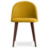 Buy Dining Chair - Upholstered in Fabric - Scandinavian Style - Bennett Yellow 58982 at MyFaktory