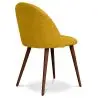 Buy Dining Chair - Upholstered in Fabric - Scandinavian Style - Bennett Yellow 58982 - in the UK