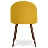 Buy Dining Chair - Upholstered in Fabric - Scandinavian Style - Bennett Yellow 58982 - prices