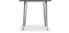 Buy Bistrot Metalix Industrial Dining Table - 80 cm - Dark Wood Steel 58995 - prices