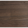 Buy Bistrot Metalix Industrial Dining Table - 80 cm - Dark Wood Steel 58995 home delivery