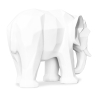 Buy Decorative Elephant Figure - Matte White - Fanto White 59009 in the United Kingdom