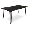 Buy Hairpin Dining table 170x90cm  Natural wood 59000 home delivery