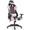 Buy Gaming Desk Chair Reclinable 180º Ergonomic  White 59025 - in the UK
