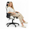 Buy Gaming Desk Chair Reclinable 180º Ergonomic  White 59025 - prices