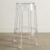Buy Bar Stool  Victoire- 65cm - Design Transparent Transparent 29573 at MyFaktory