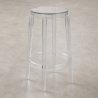 Buy Bar Stool - 65cm - Design Transparent - Pauline  Transparent 29573 - in the UK