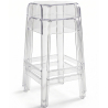 Buy Bar Stool  Victoire- 65cm - Design Transparent Transparent 29573 with a guarantee