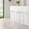 Buy Bar Stool - 65cm - Design Transparent - Pauline  Transparent 29573 with a guarantee