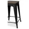 Buy Bar Stool - Industrial Design - Wood & Steel - 60cm -Metalix Green 58354 with a guarantee
