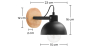 Buy Metal and wood wall lamp - Inga Black 59031 with a guarantee