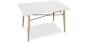 Buy Deswood Rectangular Dining Table White 59075 home delivery