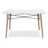 Buy Deswood Rectangular Dining Table White 59075 - in the UK