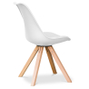 Buy Premium Scandinavian design Brielle chair with Cushion White 58292 in the United Kingdom