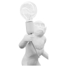 Buy Table Lamp - Monkey Living Room Lamp - Reni White 58443 - in the UK