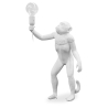 Buy Table Lamp - Monkey Living Room Lamp - Reni Black 58443 - prices