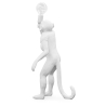Buy Table Lamp - Monkey Living Room Lamp - Reni Black 58443 with a guarantee