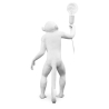 Buy Table Lamp - Monkey Living Room Lamp - Reni Black 58443 - in the UK