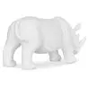 Buy Decorative Figure Rhino - Matte White - Rhynom White 59161 in the United Kingdom