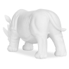 Buy Decorative Figure Rhino - Matte White - Rhynom White 59161 with a guarantee