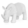 Buy Decorative Figure Rhino - Matte White - Rhynom White 59161 - prices