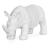 Buy Decorative Figure Rhino - Matte White - Rhynom White 59161 - prices