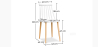 Buy Scandinavian style chair - Jaley White 59145 - prices