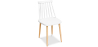 Buy Scandinavian style chair - Jaley White 59145 with a guarantee