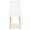 Buy Scandinavian style chair - Jaley White 59145 - in the UK