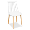 Buy Scandinavian style chair - Jaley White 59145 in the United Kingdom
