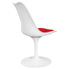 Buy Dining Chair - White Swivel Chair - Tulipa Red 59156 - in the UK