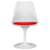 Buy Dining Chair - White Swivel Chair - Tulipa Red 59156 - in the UK