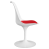 Buy Dining Chair - White Swivel Chair - Tulipa Red 59156 home delivery