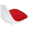 Buy Dining Chair - White Swivel Chair - Tulipa Red 59156 - in the UK