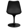 Buy Dining Chair - Black Swivel Chair - Tulipa Black 59159 - in the UK