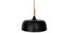 Buy Ceiling lamp in black metal and wood - Cirkas Black 59163 at MyFaktory