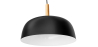 Buy Ceiling lamp in black metal and wood - Cirkas Black 59163 in the United Kingdom