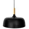 Buy Ceiling lamp in black metal and wood - Cirkas Black 59163 - in the UK