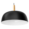 Buy Ceiling lamp in black metal and wood - Cirkas Black 59163 at MyFaktory