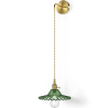 Buy Gold metal and glass wall lamp - Sven Green 59165 - prices