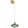 Buy Gold metal and glass wall lamp - Sven Green 59165 at MyFaktory