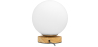 Buy Wooden base globe lamp - Manen Natural wood 59169 - prices