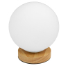 Buy Wooden base globe lamp - Manen Natural wood 59169 with a guarantee