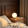 Buy Wooden base globe lamp - Manen Natural wood 59169 home delivery
