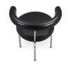 Buy Swivel Chair - Premium Leather Black 13157 in the United Kingdom