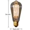 Buy Edison Squirrel filaments Bulb Transparent 50774 at MyFaktory