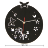 Buy Butterflies and Flowers Wall Clock Unique 54918 at MyFaktory