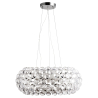 Buy Crystal Pendant Lamp 50cm  Transparent 53529 - in the UK